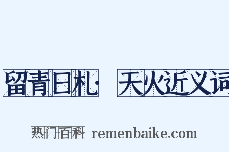 留青日札·天火近义词是什么意思的图片